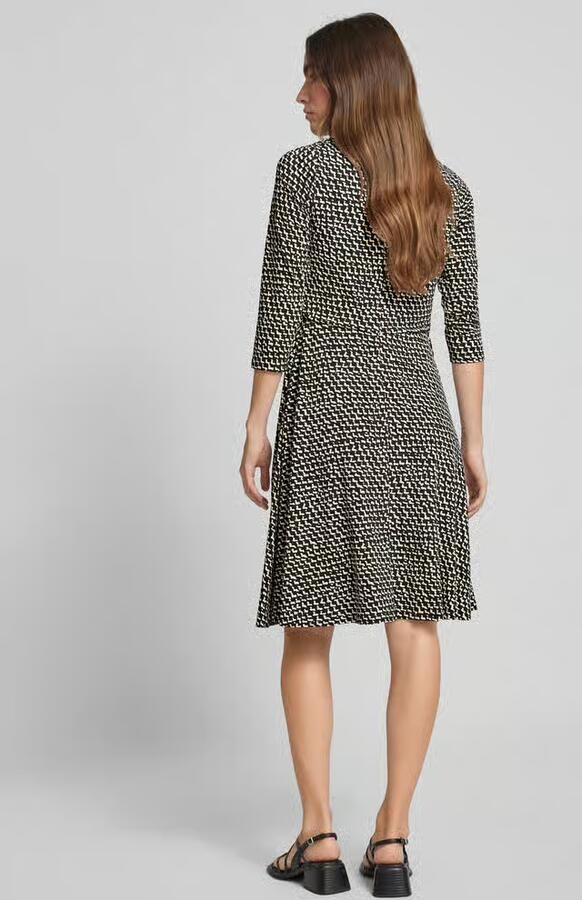 Vera Mont Knielange cocktailjurk met V-hals