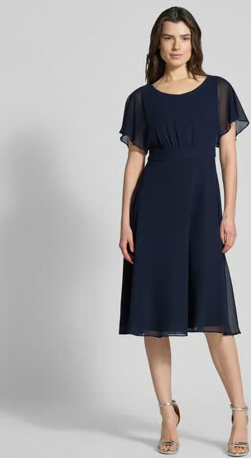Vera Mont Cocktailjurk met korte mouwen Blue Dames - Foto 4