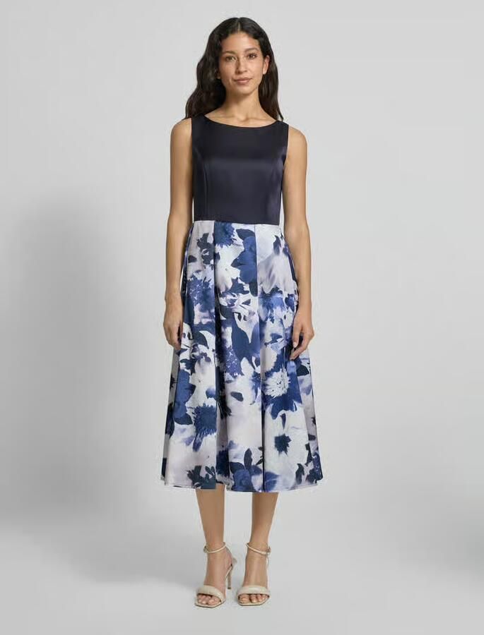 Vera Mont Midi-jurk met gebloemde motiefprint - Foto 2