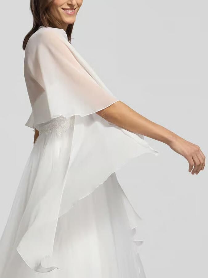 Vera Mont Stijlvolle Bolero Sjaal White Dames - Foto 3