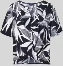 Vera Mont Regular fit blousetop met all-over motief