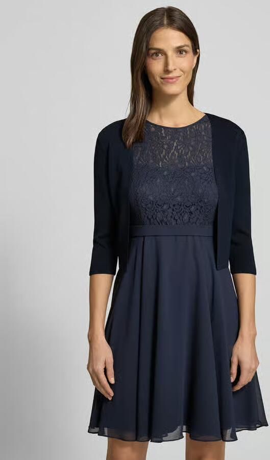 Vera Mont Glitter Gebreide Bolero Blue Dames - Foto 3
