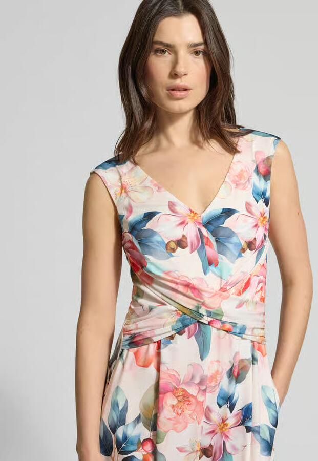 Vera Mont Regular fit Jumpsuit met bloemige all-over print