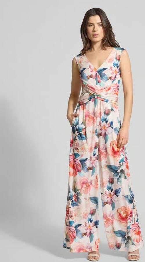 Vera Mont Regular fit Jumpsuit met bloemige all-over print - Foto 2