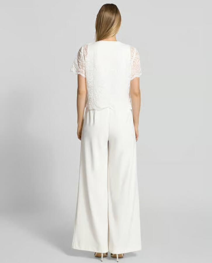 Vera Mont regular fit jumpsuit met kantafwerking