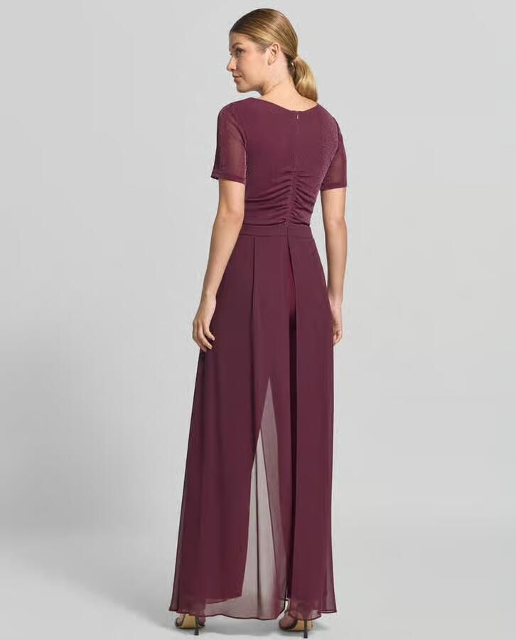 Vera Mont Regular fit jumpsuit van mesh