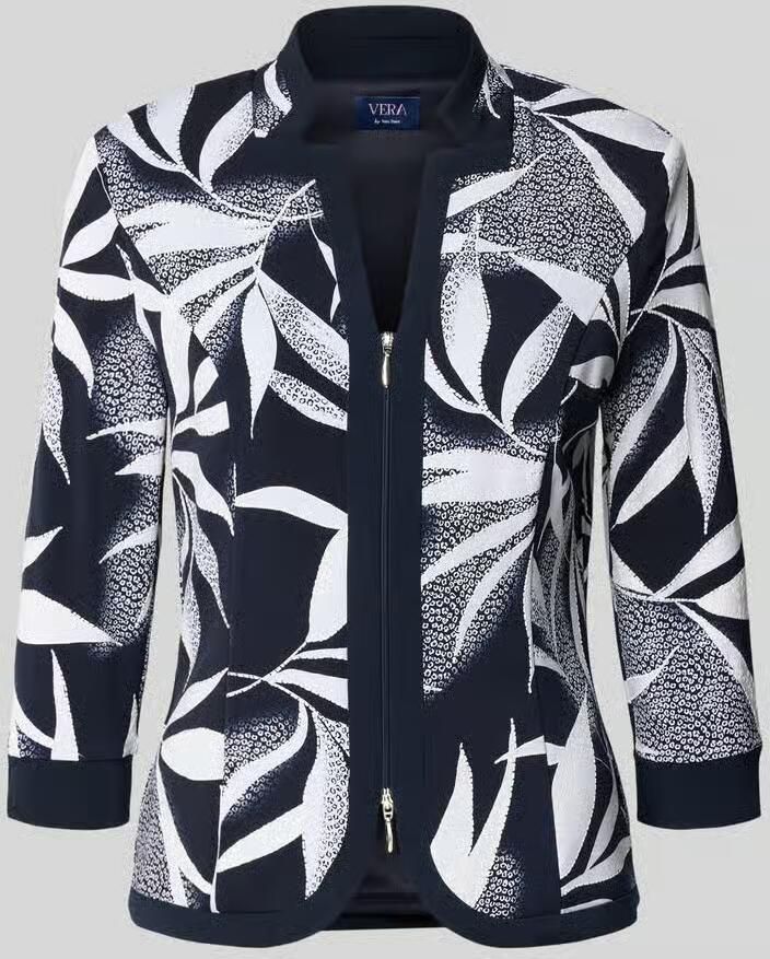 Vera Mont regular fit longblazer met ritssluiting