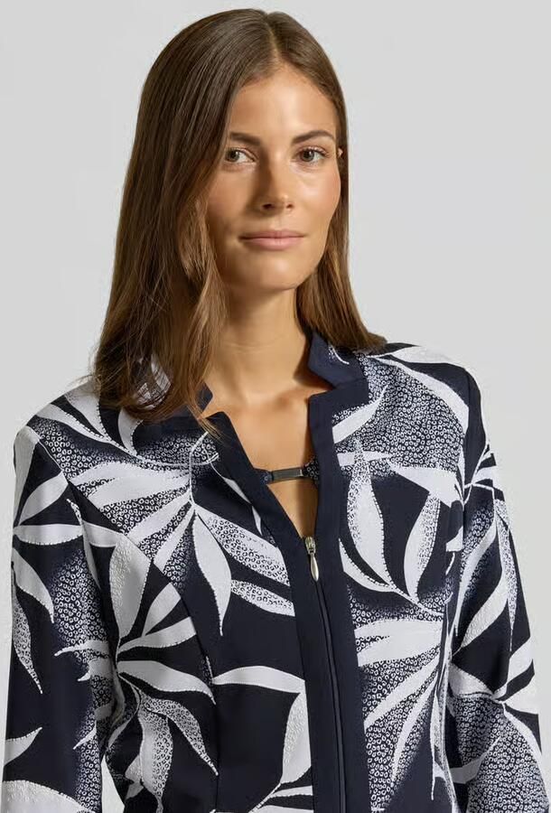 Vera Mont regular fit longblazer met ritssluiting - Foto 2