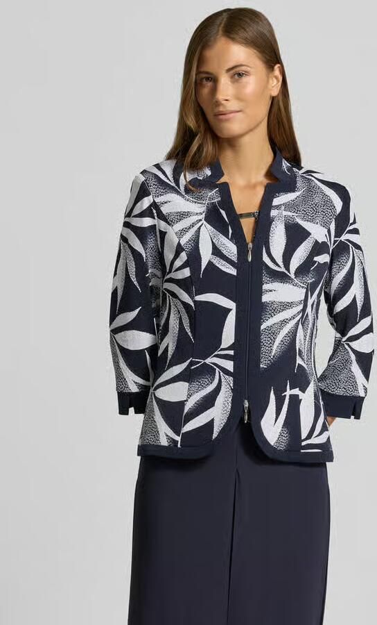 Vera Mont regular fit longblazer met ritssluiting - Foto 2