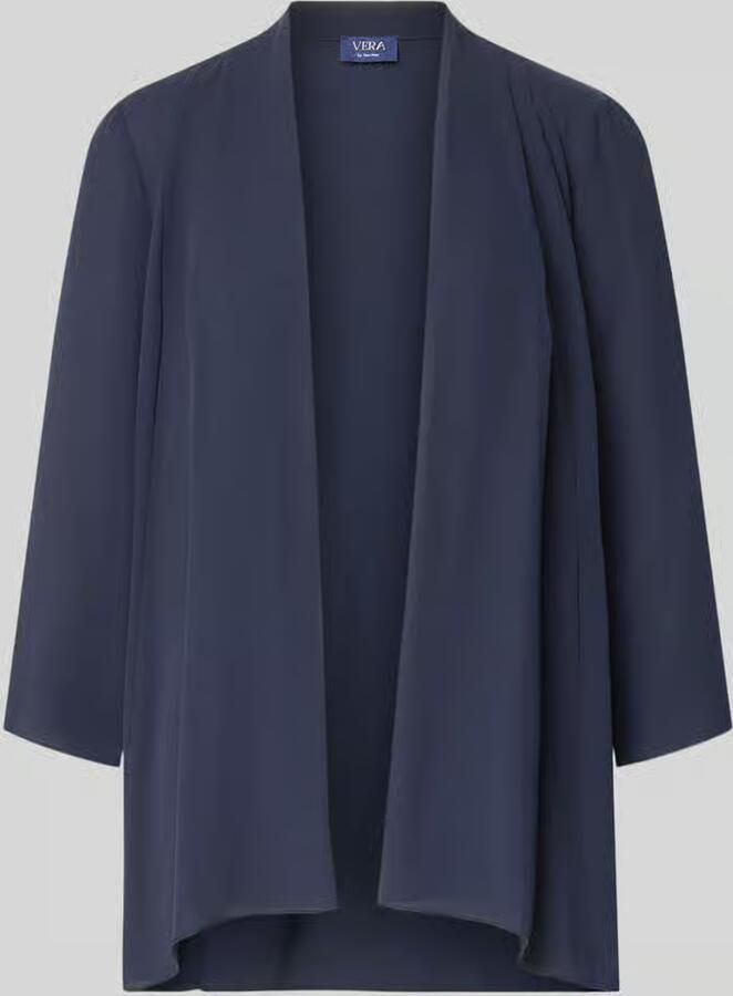 Vera Mont relaxed fit jas in semitransparant design