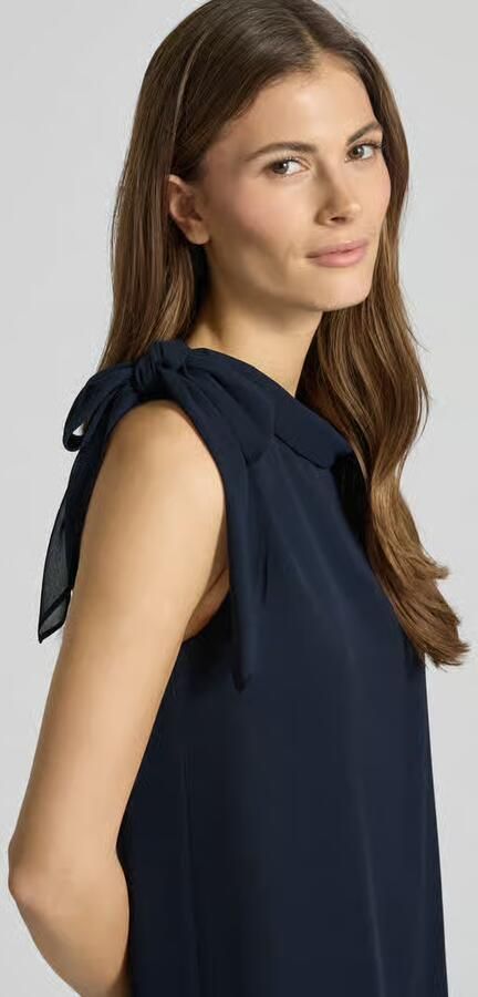 Vera Mont Knielange cocktailjurk met asymmetrische zoom - Foto 2
