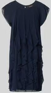 Vera Mont relaxed fit mini-jurk met allover met ruches