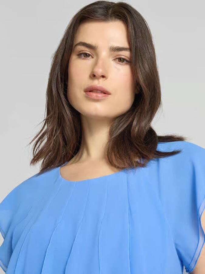 Vera Mont relaxed fit mini-jurk met allover met ruches