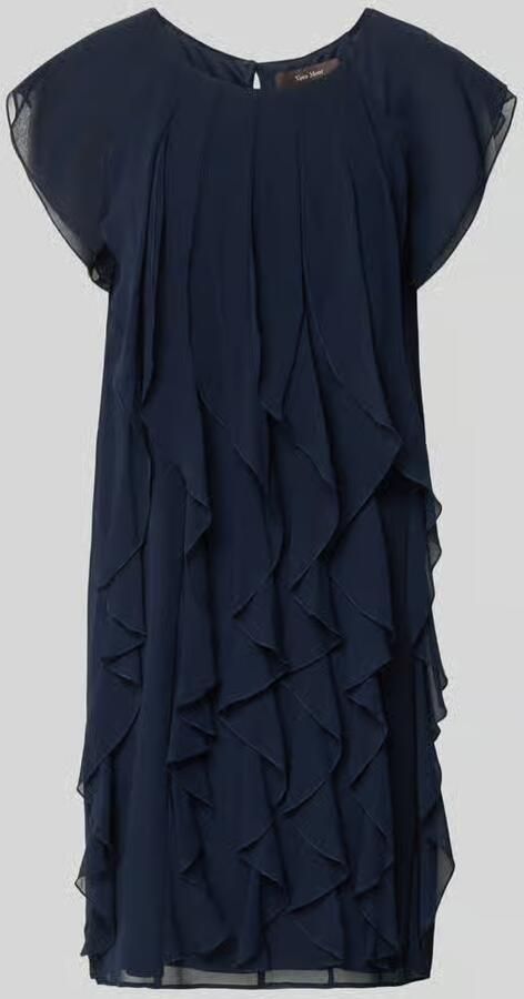 Vera Mont relaxed fit mini-jurk met allover met ruches - Foto 2