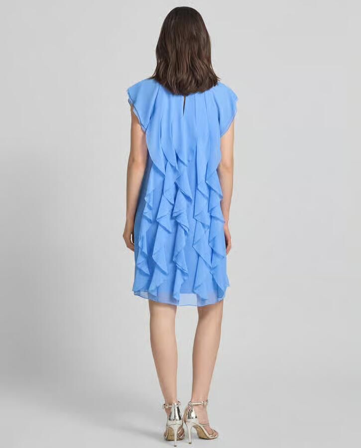 Vera Mont relaxed fit mini-jurk met allover met ruches - Foto 3