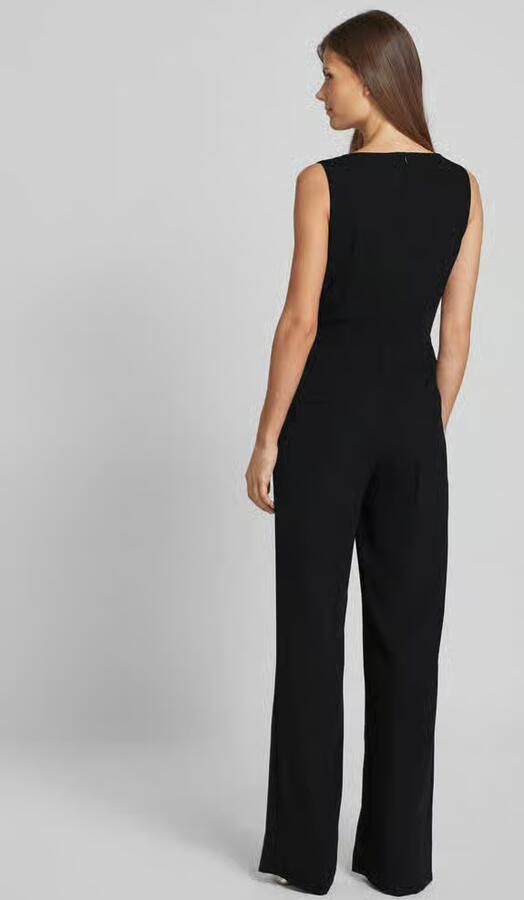 Vera Mont Slim fit jumpsuit met strikceintuur