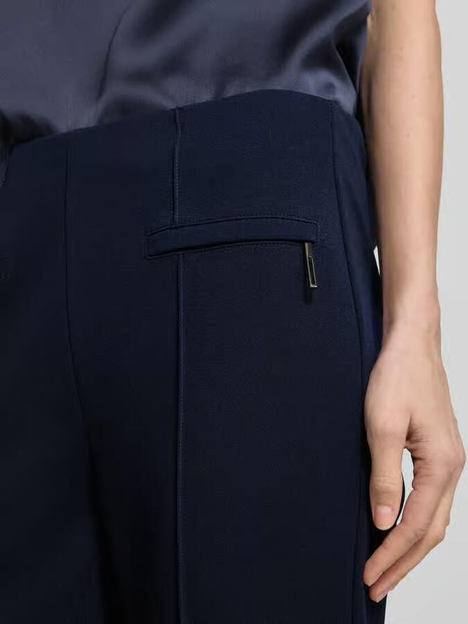 Vera Mont Slim fit stoffen broek met paspelzakken - Foto 3