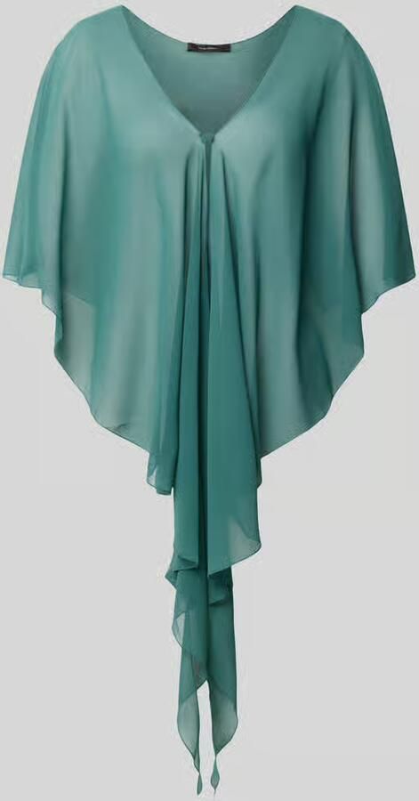 Vera Mont Stola van chiffon met knoopsluiting