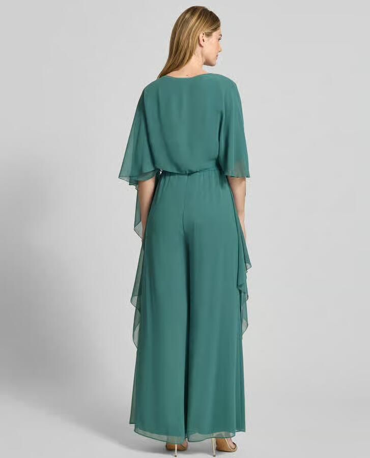 Vera Mont Stola van chiffon met knoopsluiting - Foto 2