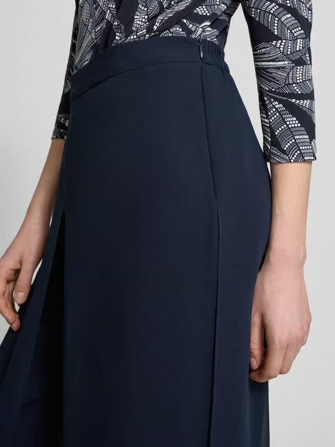 Vera Mont wide fit stoffen broek in semitransparant design - Foto 3