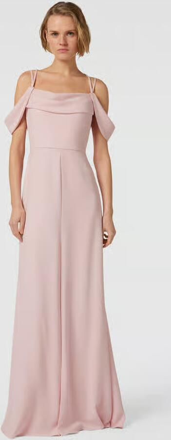Vera Wang Bride Avondjurk met gekruiste spaghettibandjes model 'VASYL' - Foto 2
