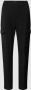 Vero moda maya zwarte high waist cargo pantalon 7 8e lengte - Thumbnail 1