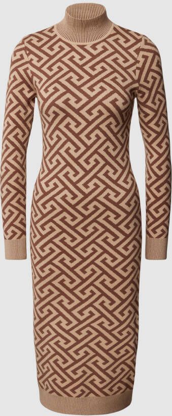 Vero Moda Gebreide jurk met all-over motief model 'ARIA'
