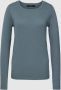 Vero Moda Trui met ronde hals VMCARE STRUCTURE LS O-NECK BLOU NOOS - Thumbnail 1