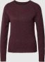 Vero Moda Trui met ronde hals VMDOFFY LS O-NECK BLOUSE GA NOOS - Thumbnail 2