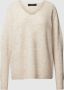 Vero Moda Regular fit gebreide pullover met V-hals model 'CREWLEFILE' - Thumbnail 2