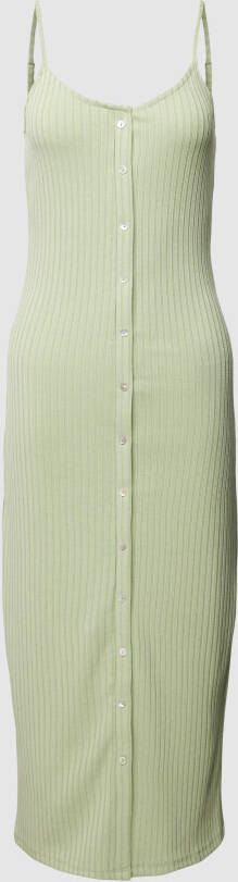 Vero Moda Knielange jurk met knoopsluiting model 'MADDYBABA'