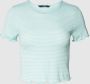 Vero Moda Kort T-shirt met streepmotief model 'MADI' - Thumbnail 1
