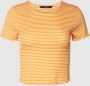 Vero Moda Kort T-shirt met streepmotief model 'MADI' - Thumbnail 1