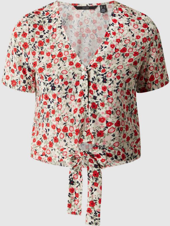 Vero Moda Korte blouse met motief model 'Simply'