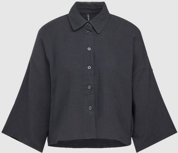 Vero Moda Korte blousetop met platte kraag model 'NATALI'