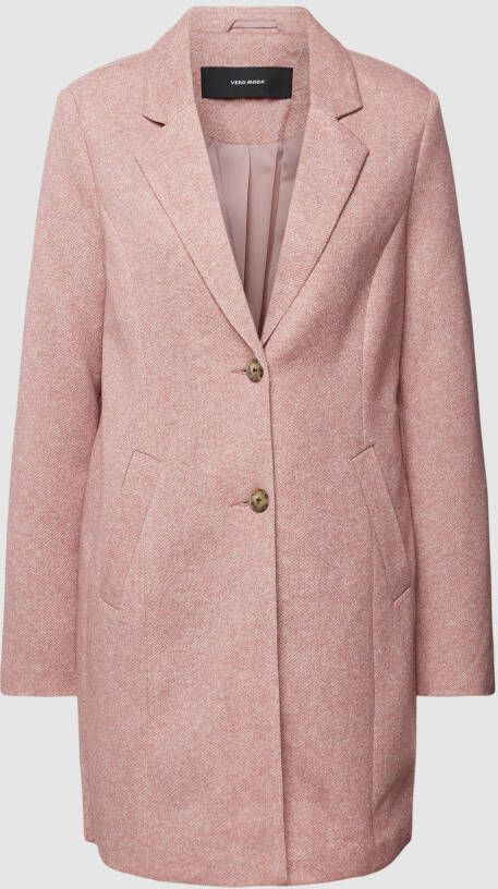 Vero Moda Lange jas met steekzakken opzij model 'CALLIE'