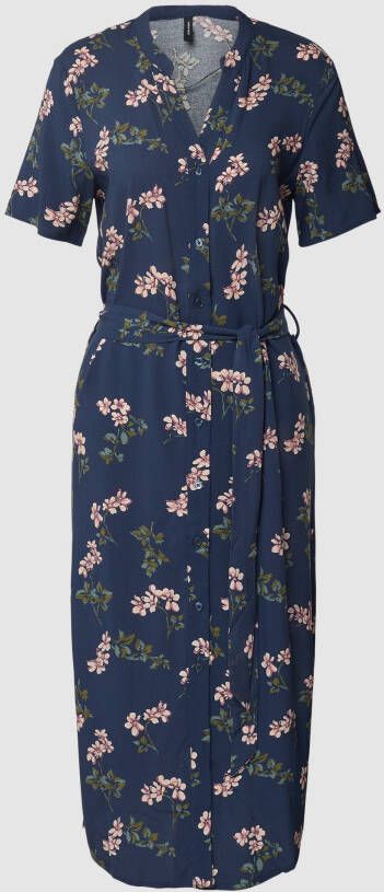 Vero Moda Midi-jurk van viscose met bloemenmotief model 'VICA'