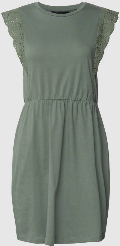 Vero Moda Mini-jurk met broderie anglaise model 'HOLLYN'