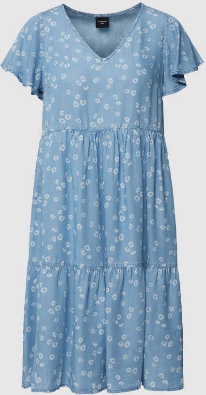 Vero Moda Mini-jurk van lyocell met bloemenprint