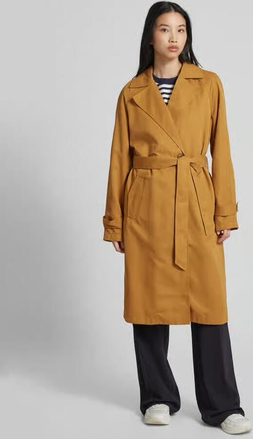 VERO MODA Outdoor Trenchcoat met strikceintuur model 'LOU' - Foto 2