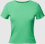Vero Moda T-shirt met geschulpte zoom model 'EMMA' - Thumbnail 1