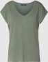Vero Moda Shirt met V-hals VMFILLI SS V-NECK TEE GA NOOS in een materialenmix met tencel™ modal - Thumbnail 2