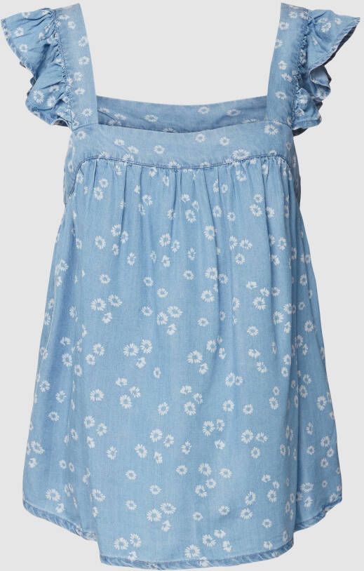Vero Moda Top van lyocell met volants model 'HARPER'