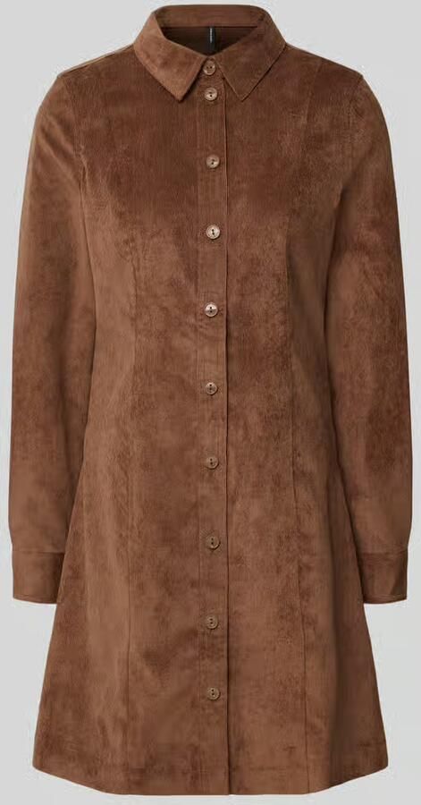 Vero Moda A-lijn vrijetijdsjurk in corduroy look model 'SANNE'