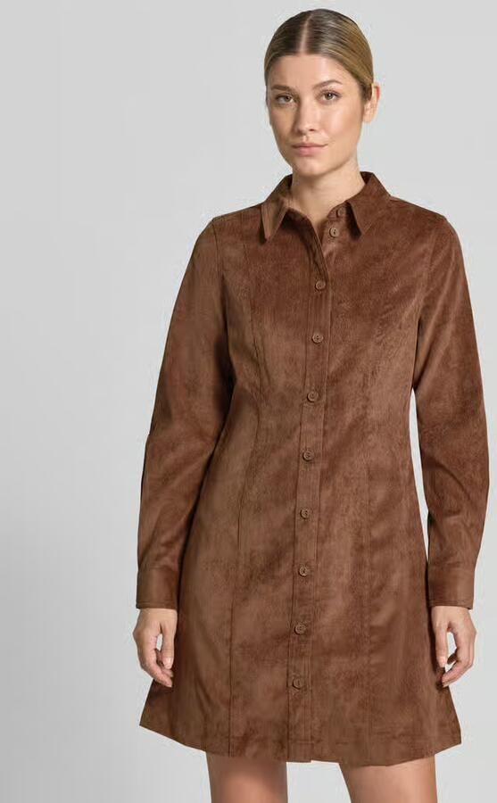 Vero Moda A-lijn vrijetijdsjurk in corduroy look model 'SANNE' - Foto 2