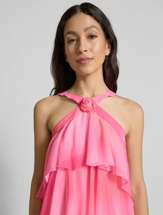 Vero Moda Avondjurk in A-lijn met diep rugdecolleté model 'FELICIA' - Foto 2