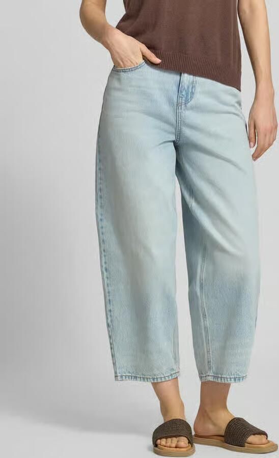 Vero Moda Barrel fit wide leg jeans van puur katoen model 'BILLIE' - Foto 5