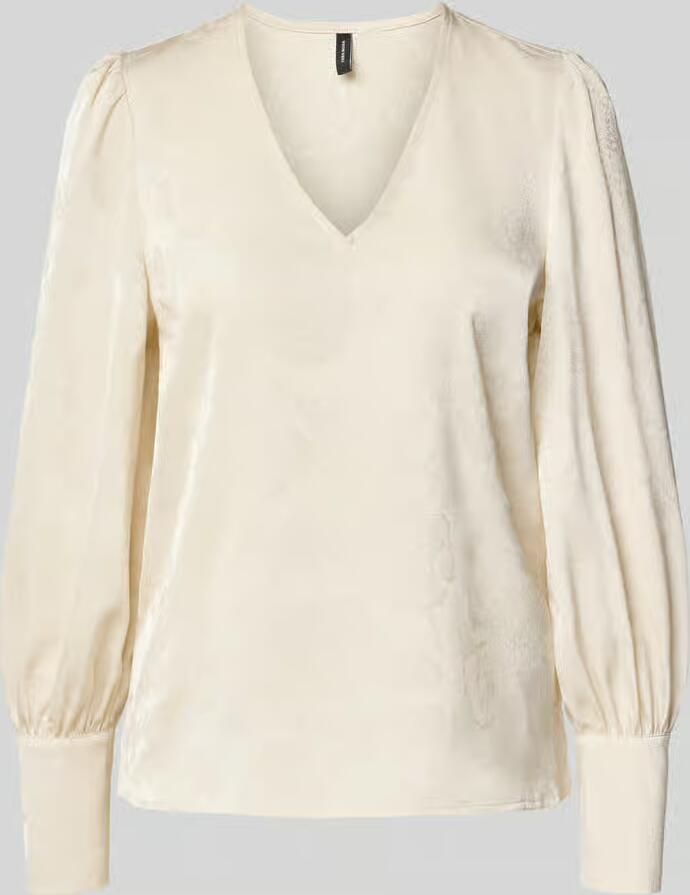 Vero Moda blouse met lange mouwen met v-hals