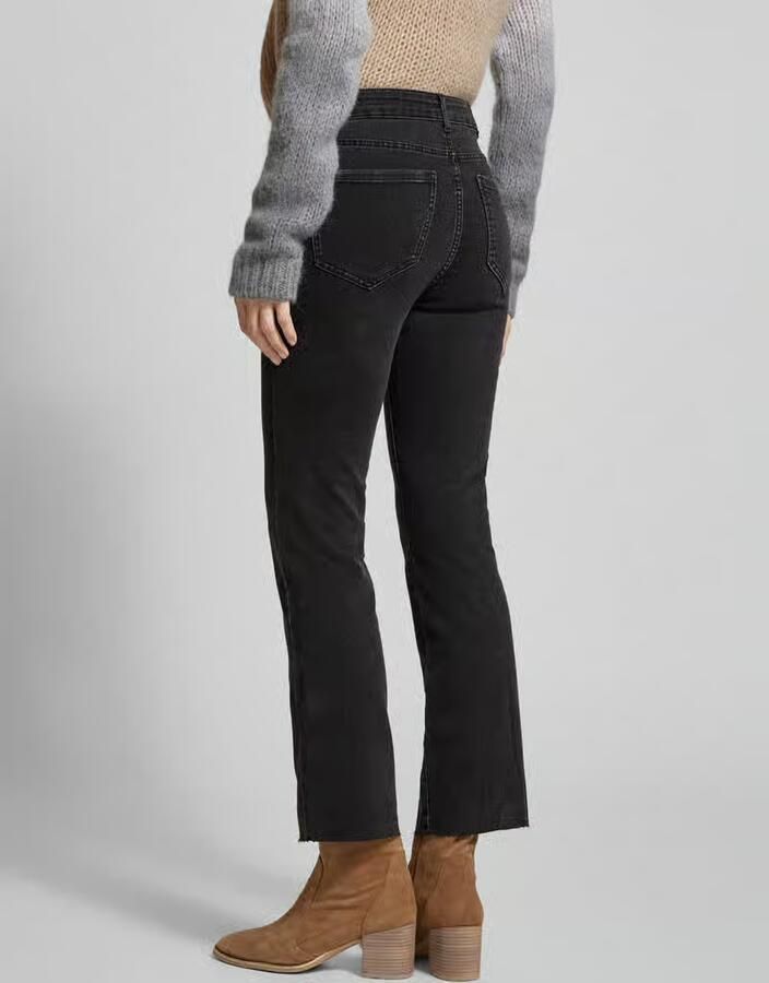 Vero Moda Regular fit high waist jeans met open zoom model 'SHEILA'