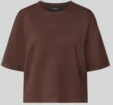 Vero Moda boxy fit gebreid shirt van viscosemix model 'VMSILJE'